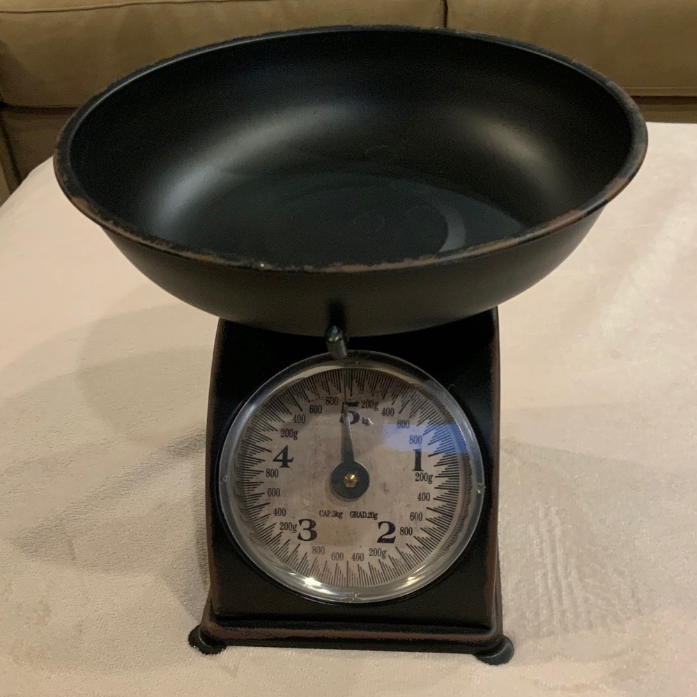 Scale Antique Style Decorative Black Brown - Picture 4 of 5